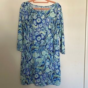 Long sleeve knee length beautiful dress